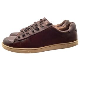 Vionic Men's‎ Brown Leather Sneakers size 8